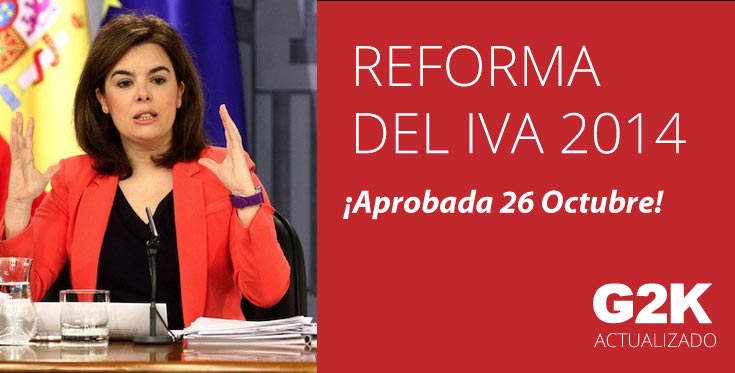 Reforma del IVA 2013 - 2014