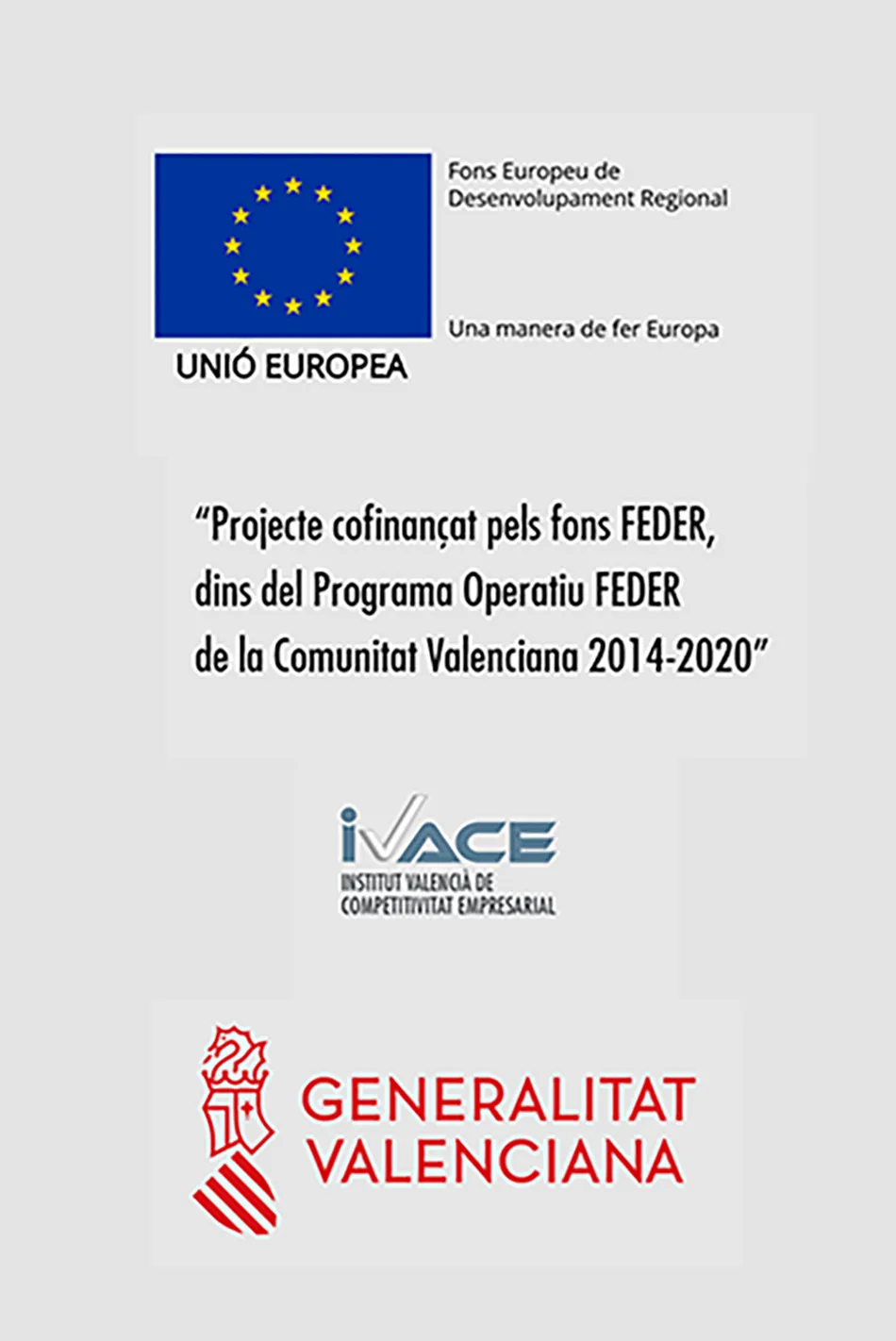 fondo europeo y generalitat valenciana