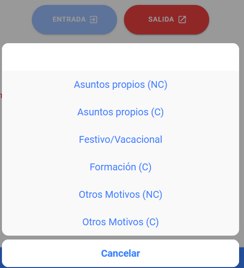ausencias motivos de ausencia