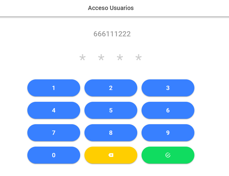 marcajes acceso de usuarios